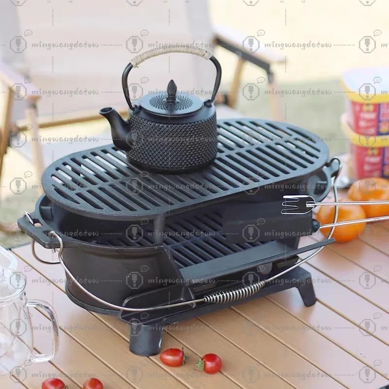 Parrilla de Carbón de Hierro F - Camping Cooking Cast Iron reseña y precio