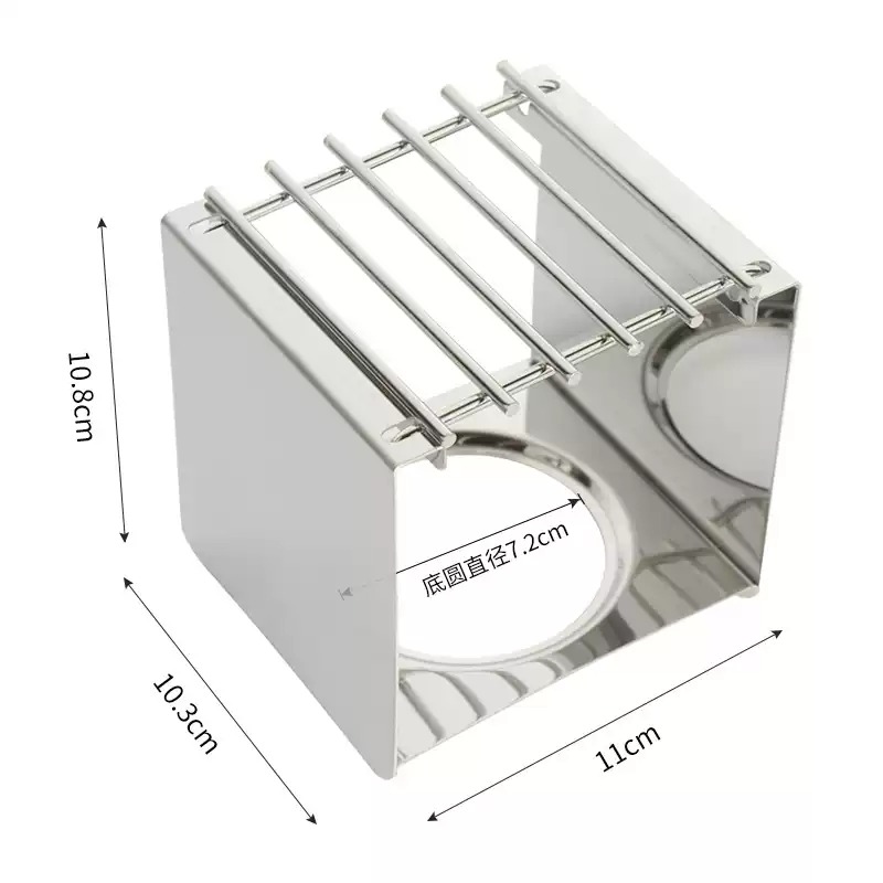 Soporte Cuadrado de Acero Inox - Camping Cooking Tin reseña y precio