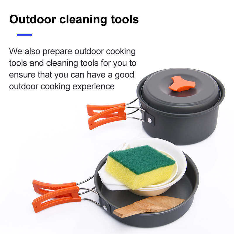 Widesea-Juego de utensilios de - Camping Cooking Pots And Pans reseña y precio