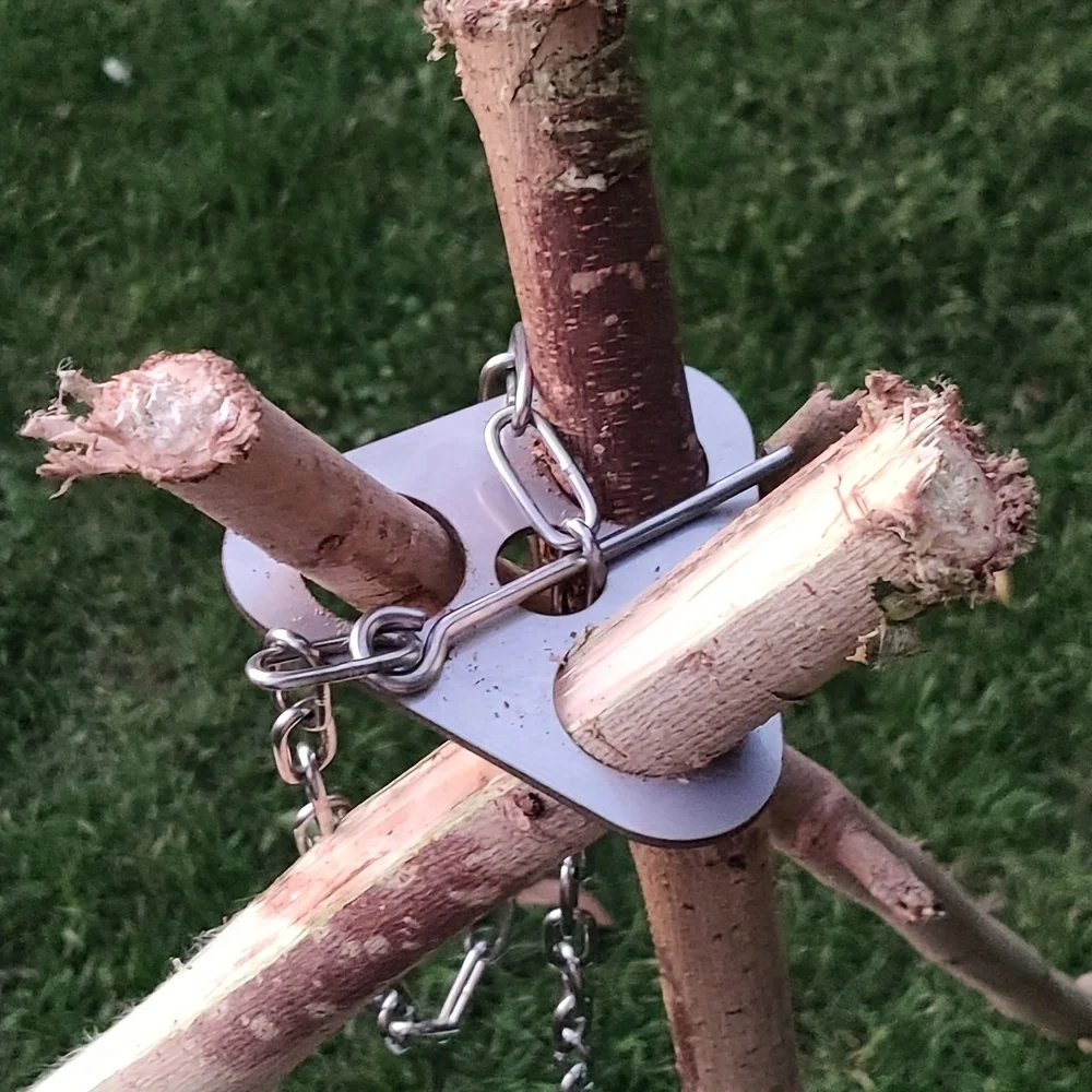 Trípode de Acero Inoxidable pa - Camping Cooking Pots And Pans reseña y precio