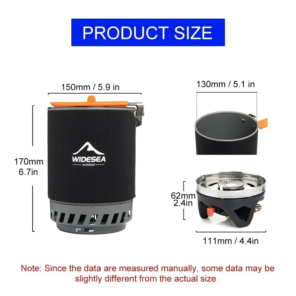 Quemador de estufa Widesea, ol - Camping Cooking One Pot reseña y precio