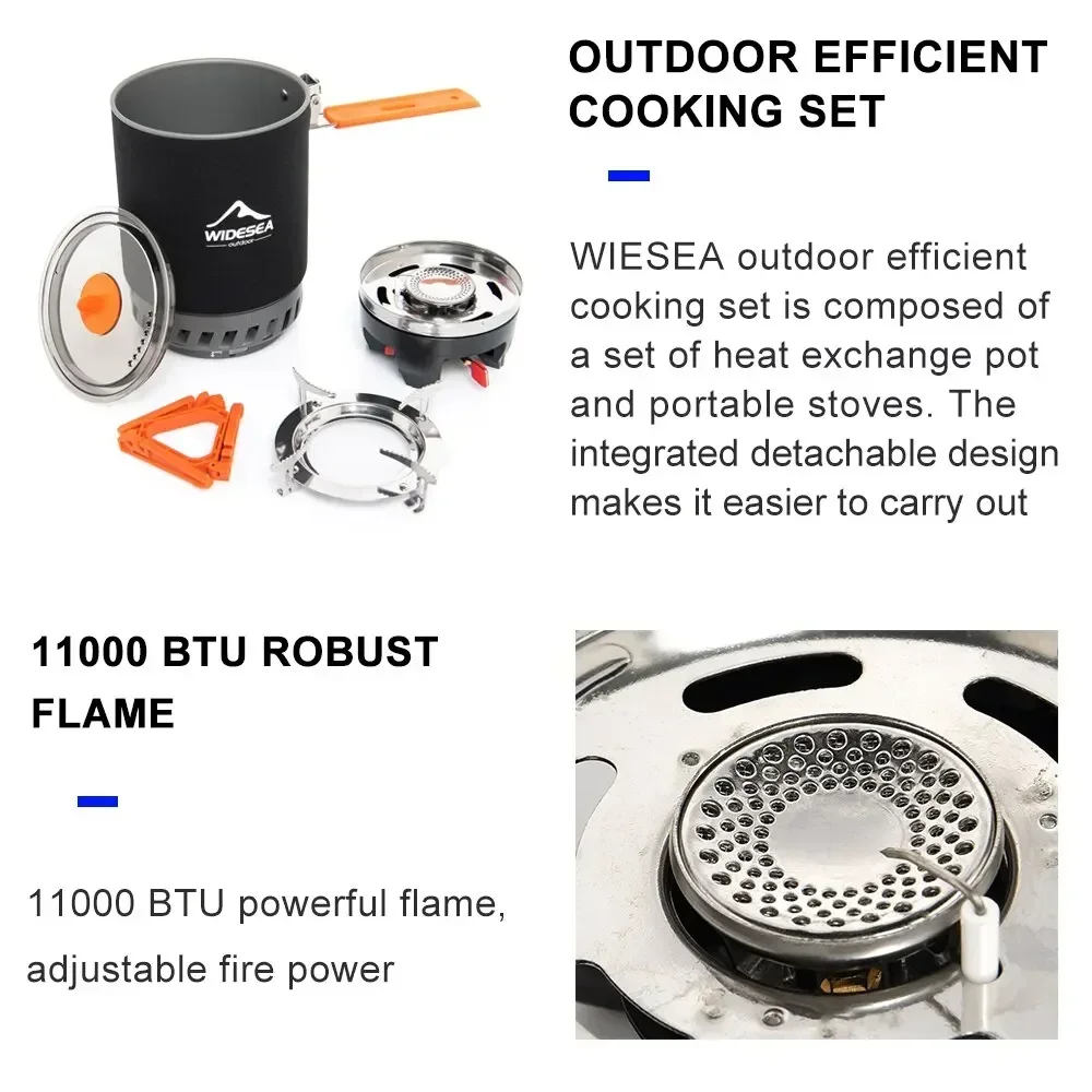 Quemador de estufa Widesea, ol - Camping Cooking One Pot reseña y precio