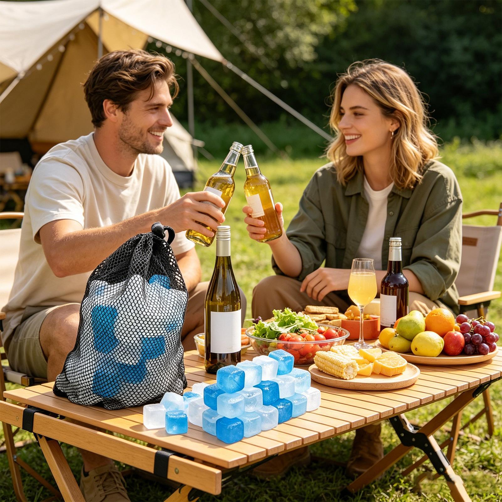 Paquete de 100 Cubos de Hielo  - Camping Cooking Utensils reseña y precio