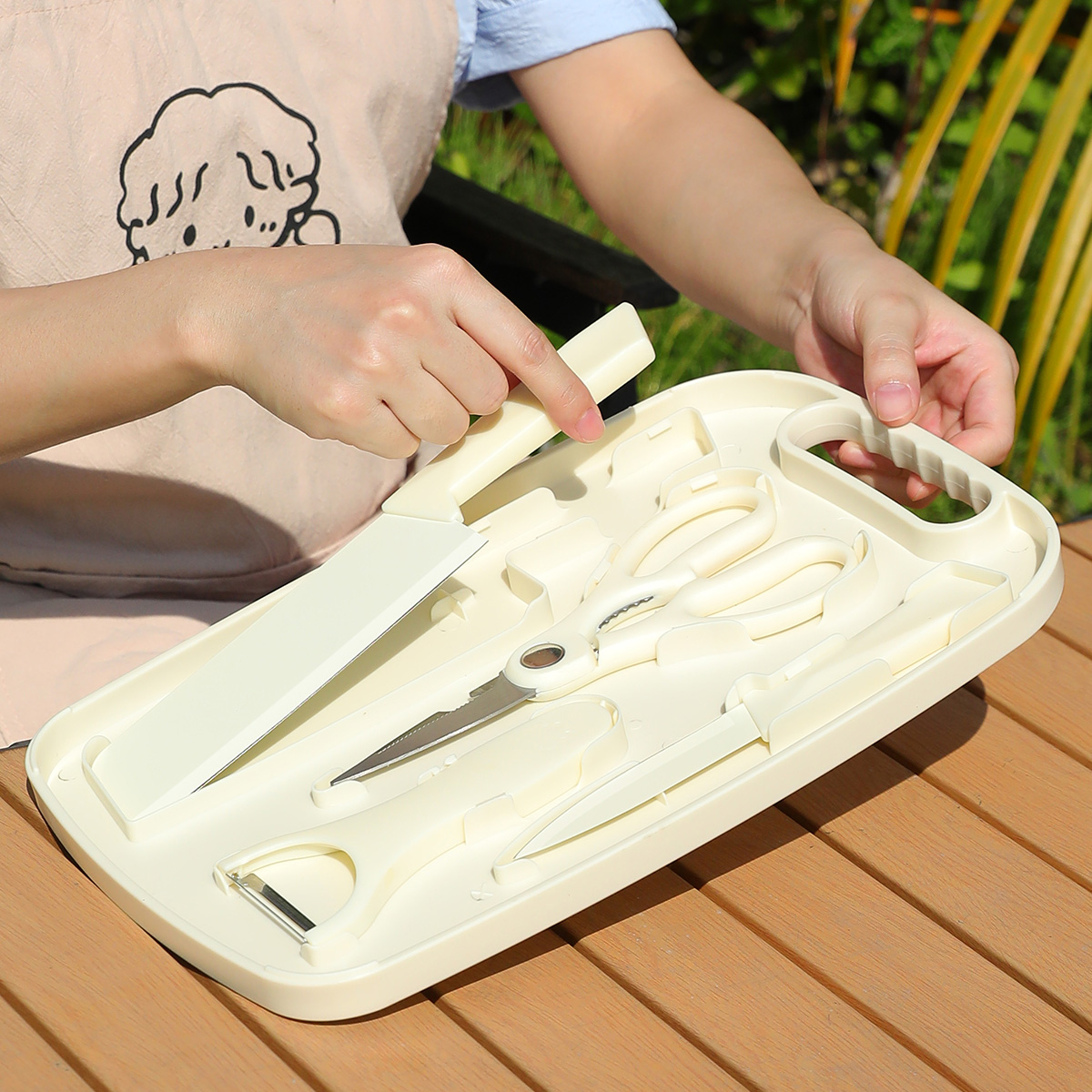 Juego de pícnic al aire libre  - Camping Cooking Knife Set reseña y precio