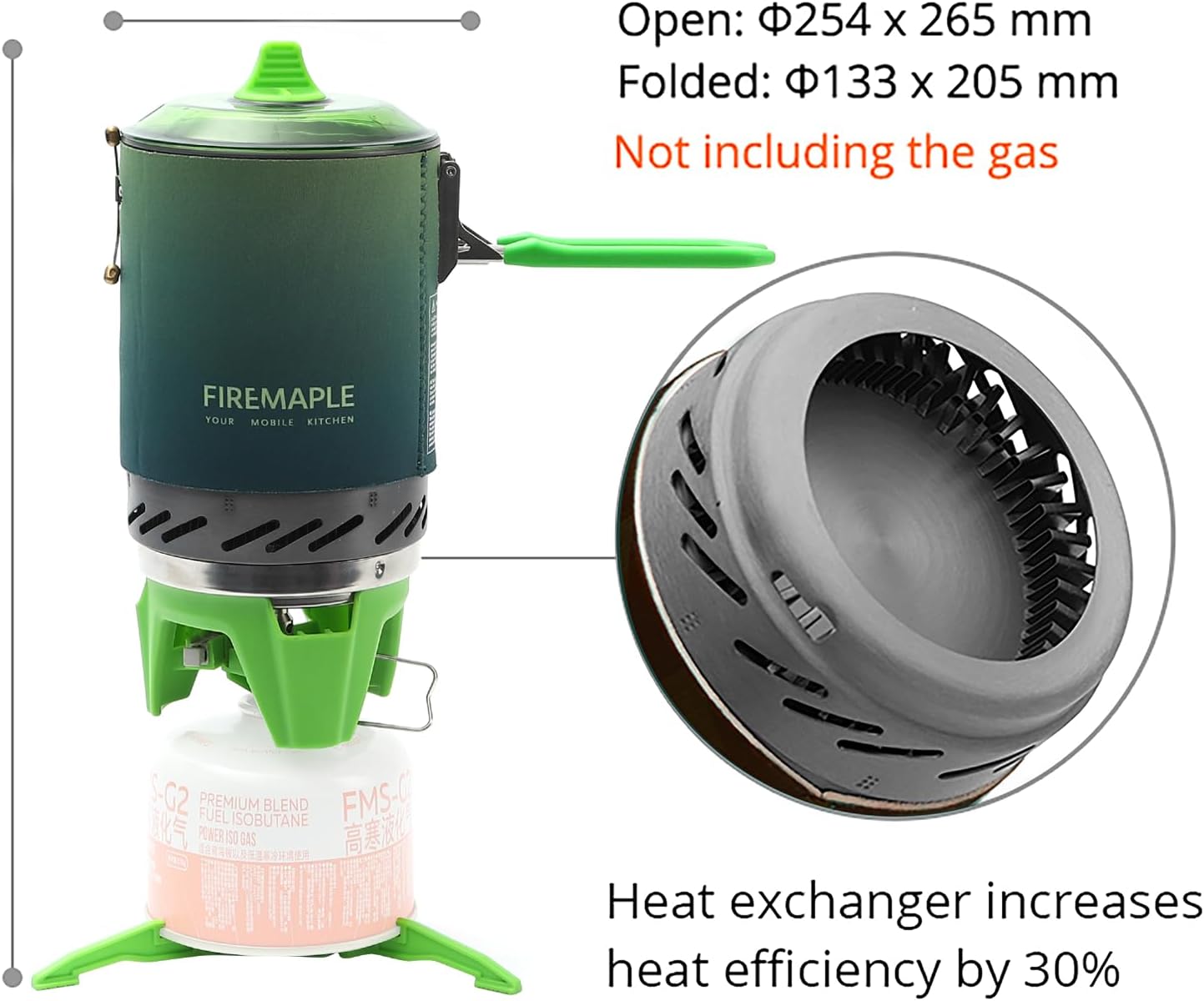 Sistema de cocina de FMS-X2 de - Camping Cooking One Pot reseña y precio