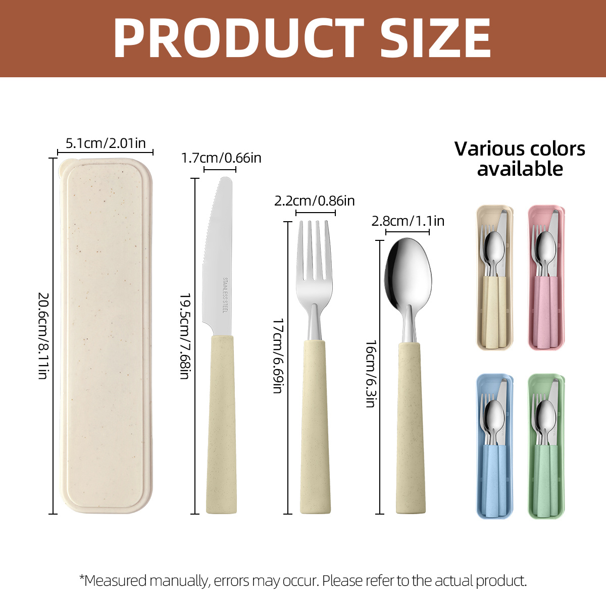 1 juego de cubiertos portátile - Camping Cooking Knife Set reseña y precio
