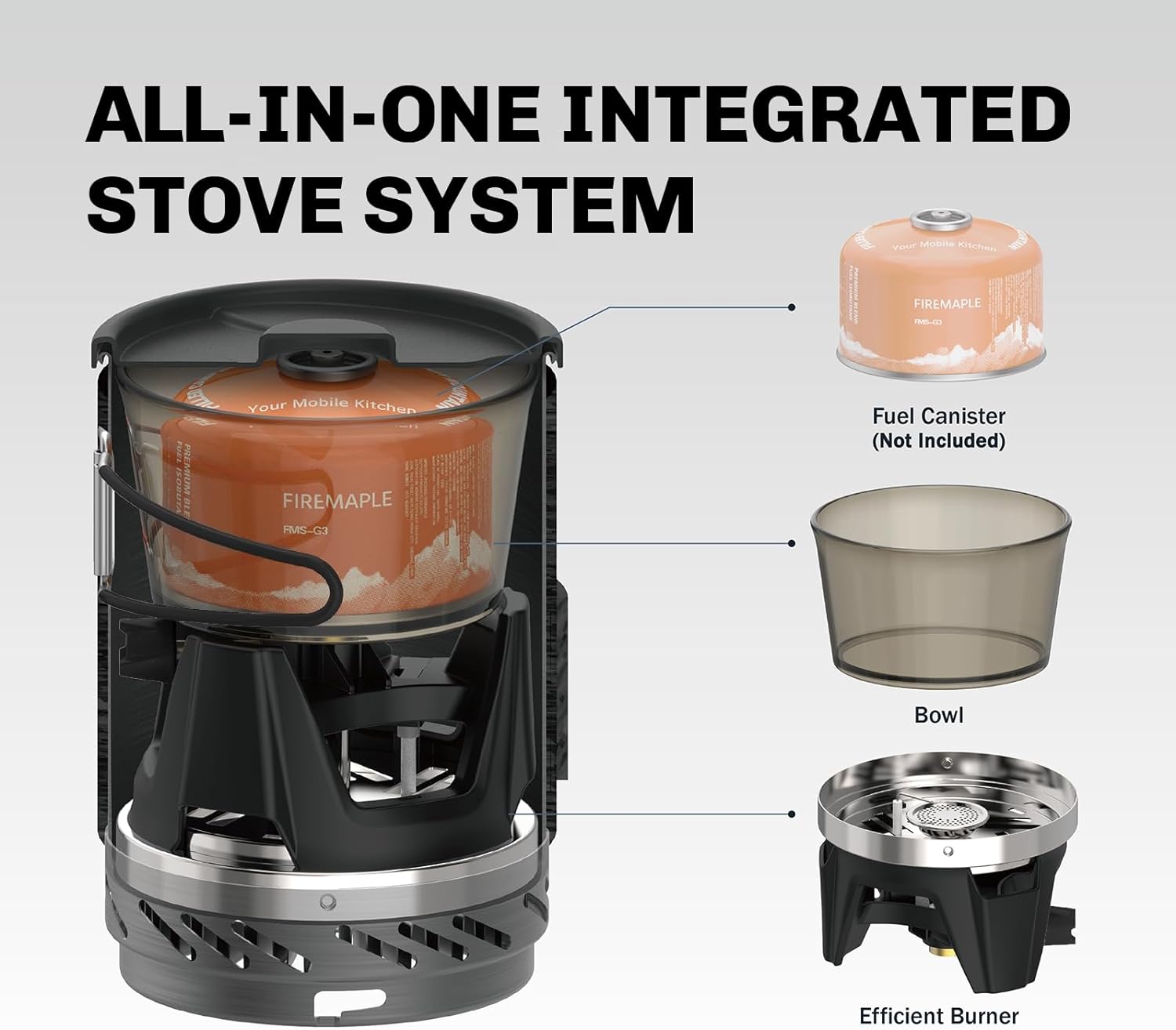 Fire Maple Star X1 Sistema de  - Camping Cooking One Pot reseña y precio