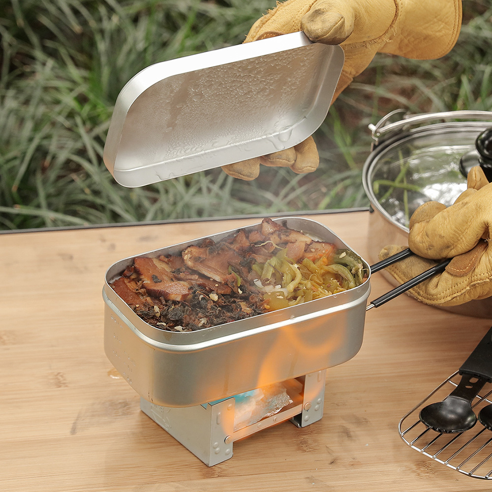 Kit de desorden de aluminio pa - Camping Cooking Box Set reseña y precio