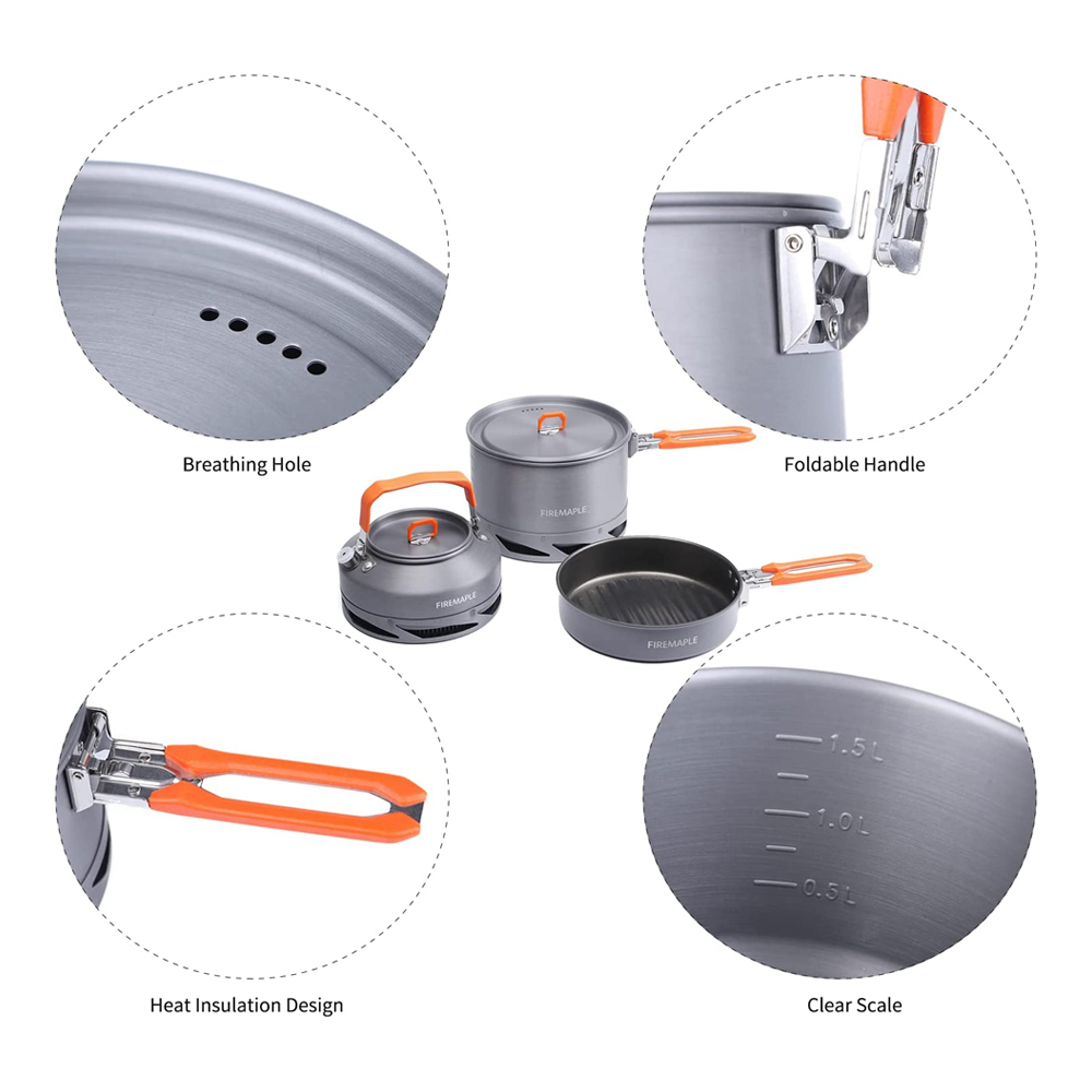 Fire Maple utensilios Camping  - Camping Cooking Pots And Pans reseña y precio