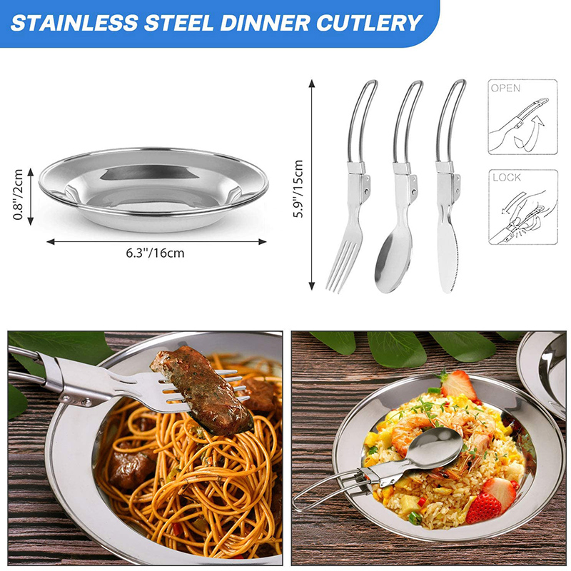 Juego de utensilios de cocina  - Camping Cooking Knife Set reseña y precio