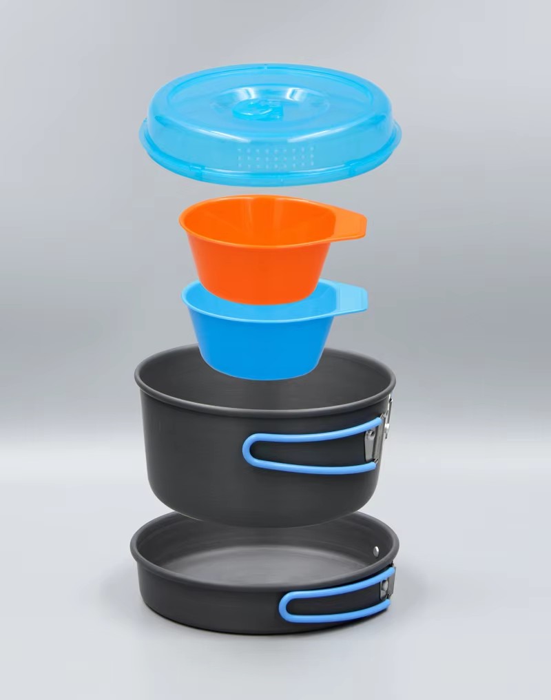 Utensilios de cocina para acam - Camping Cooking Pots And Pans reseña y precio