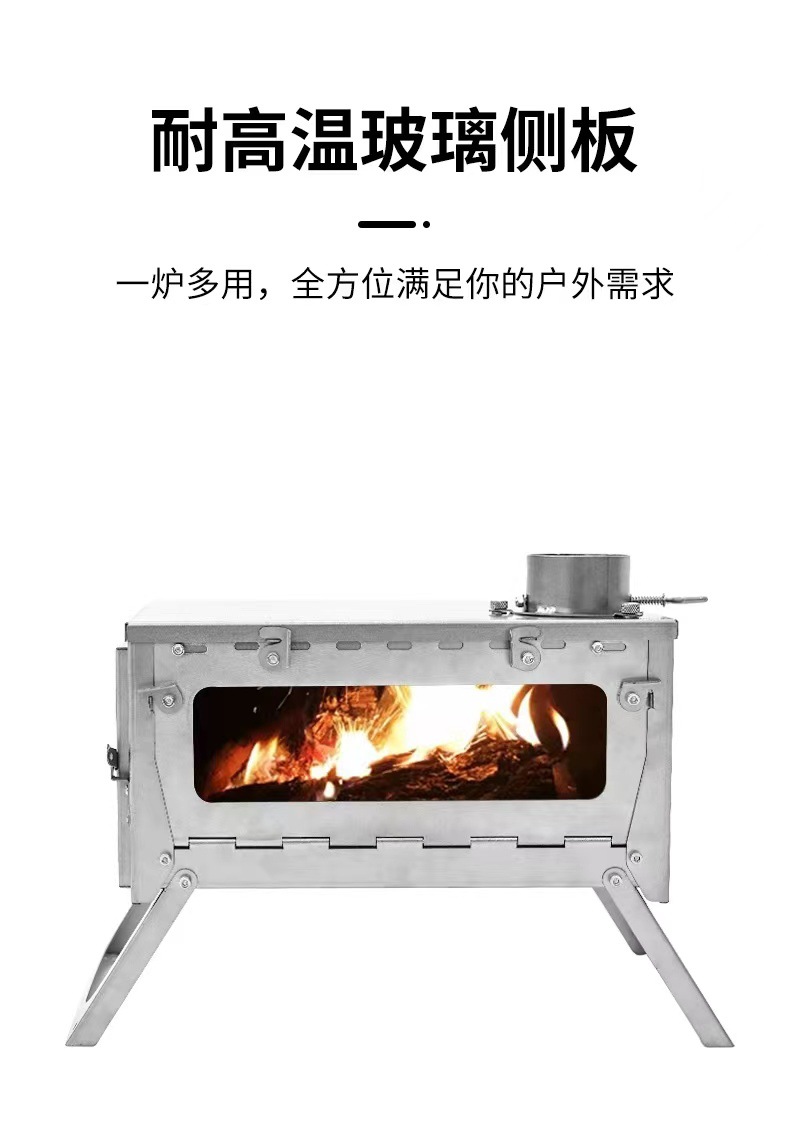 Estufa de tienda portátil de a - Camping Cooking Cast Iron reseña y precio