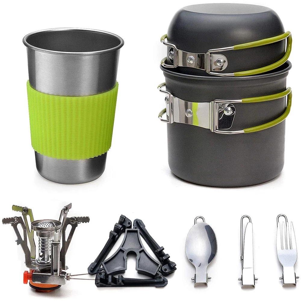 Kit de utensilios de cocina pa - Camping Cooking Kitchen Set reseña y precio