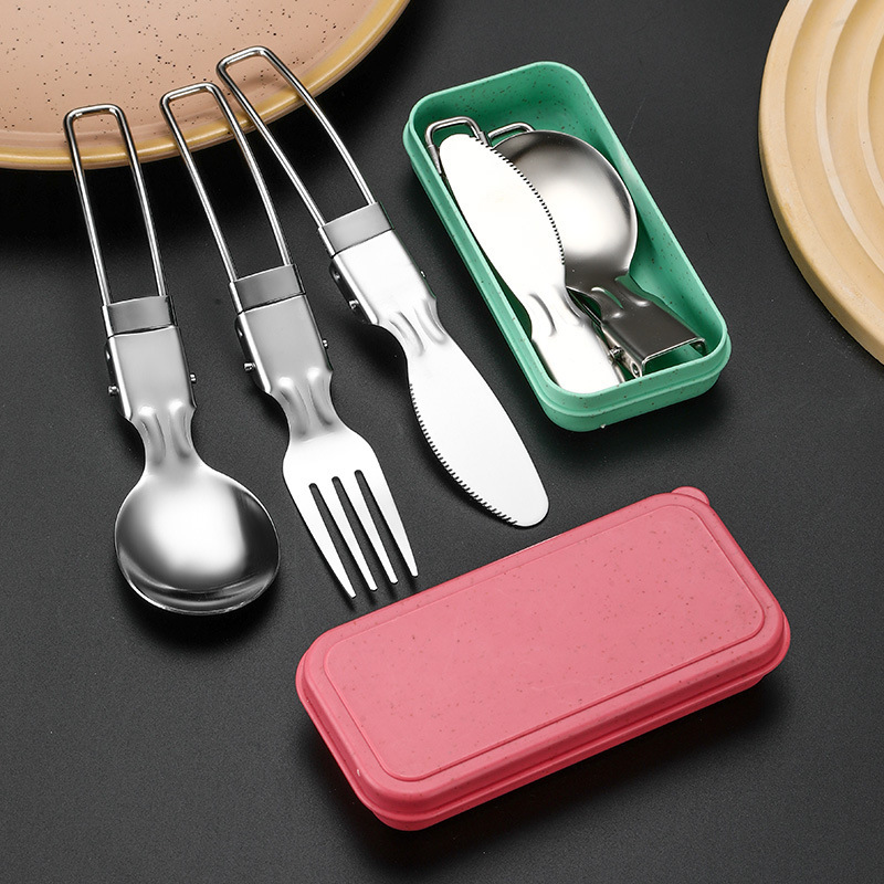 Juego de Cubiertos Portátil de - Camping Cooking Knife Set reseña y precio